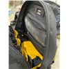 Image 5 : DeWalt Tool Backpack with Multiple Compartments, Gray and Yellow