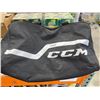 Image 2 : CCM Black Equipment Bag with Straps and Zipper Closure