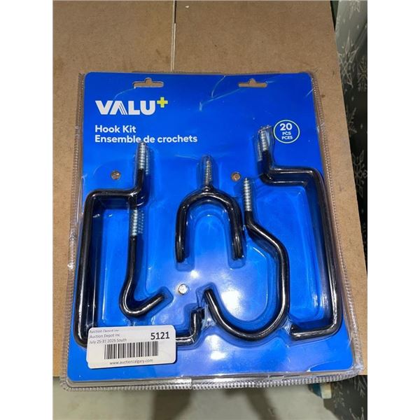 Valu+ Hook Kit With 20 Pieces