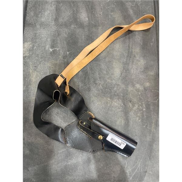 Leather Shoulder Holster with Adjustable Straps