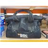Image 1 : Black & Decker Branded Tool Bag with Assorted Tools