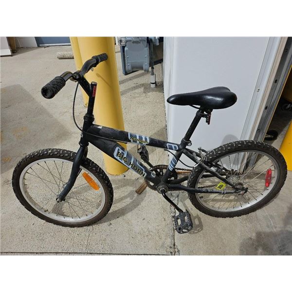 Raleigh Big Horn Black 24-Inch Big Hot LX7 Bicycle with Steel Frame and 18-Speed Gearing