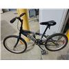 Image 1 : Raleigh Big Horn Black 24-Inch Big Hot LX7 Bicycle with Steel Frame and 18-Speed Gearing