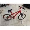 Image 1 : Kids Red Bicycle With Off-Road Tires and Shimano Components