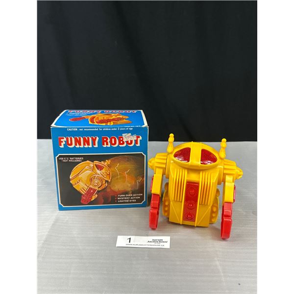 Vintage Funny Robot in Original Box