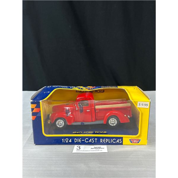 1/24th Diecast 1940 Ford Pickup in Original Box