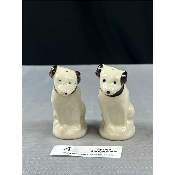 Pair of RCA Salt and Pepper Shaker Dogs