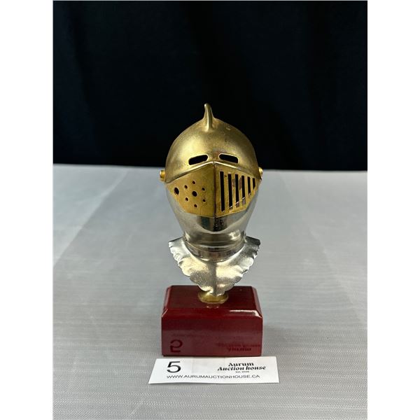6" Tall Gladiator Medieval Helmet Paperweight