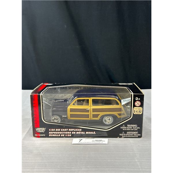 1/24th Diecast 1949 Ford Woody Wagon in Original Box