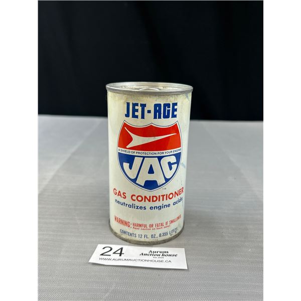 Old Jet-Ace JAC Gas Conditioner 12oz Full Tin