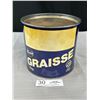 Image 2 : Full Vintage Gulf 5lb 2kg Grease Tin