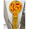 Image 2 : 54" Tall Custom Made Wooden Motor Oil Lolipop Sign, NO SHIPPING