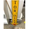 Image 3 : 54" Tall Custom Made Wooden Motor Oil Lolipop Sign, NO SHIPPING