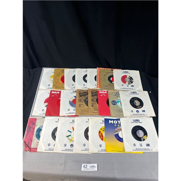 Lot of Over 20 45 Records in Excellent Condition , Love Child, Why Baby Why, Etc