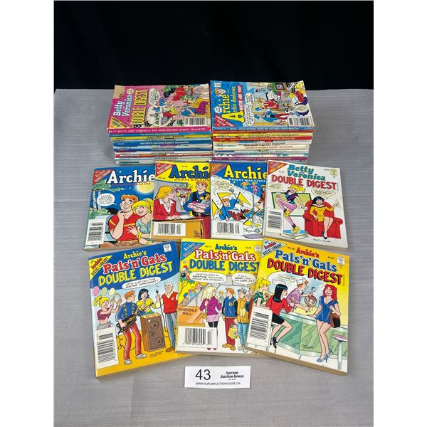 Lot of Over 25 Archie Paperback Comics