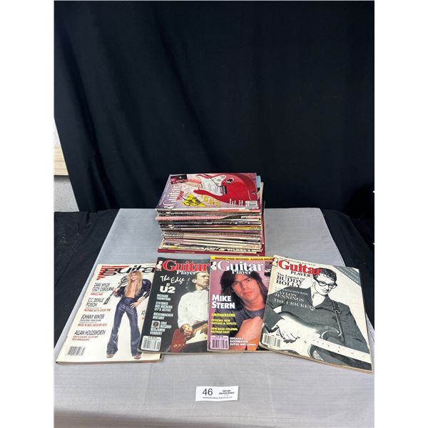 Large Lot of Vintage Guitar Magazines