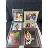 Image 1 : Large Lot of Framed Photos of Musicians and Famous People