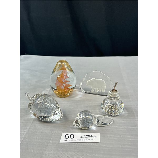 Nice Collection of Vintage Glass Paperweights