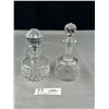 Image 1 : 2 Gorgeous Vintage Cystal Bottles
