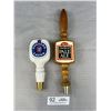 Image 1 : Okanagan Spring Pale Ale and Fosters Lager Beer Tap Handles 7" and 12" Long