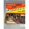 Image 2 : 1930s Noma Mazda Christmas Lights Set Great Graphics Inside Lift Up Store Display