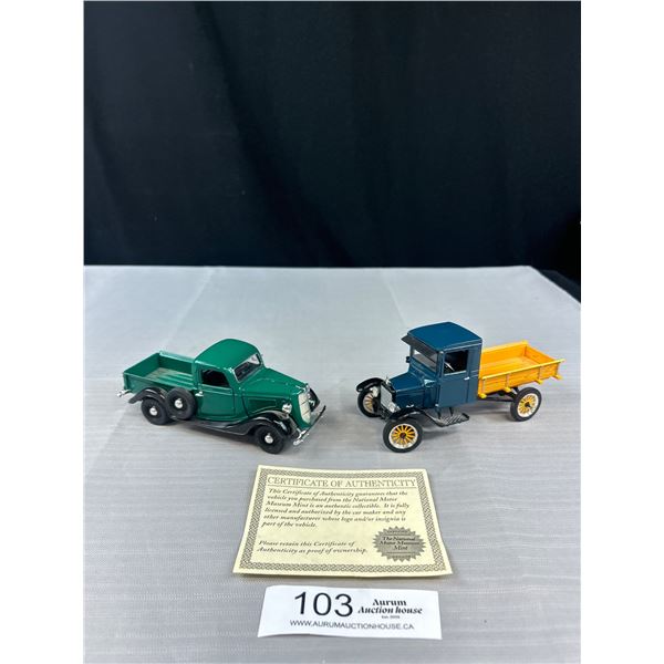 1923s and 1936 Ford Die Cast Truck and 1/32 Scale