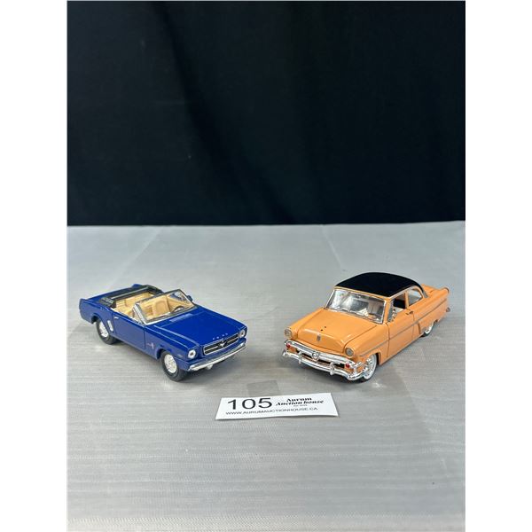 1965 Ford Mustang and 1954 Ford Custom Link National Motor Museum Mint 1/32 Scale