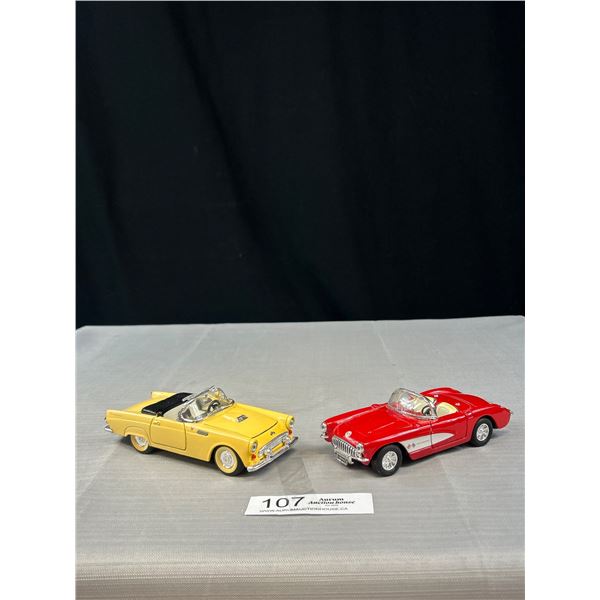 1955 Thunderbird and 1957 Chev Nomad  Diecast Cars 1/32 Scale