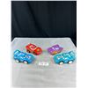 Image 4 : 9 "Cars" The Movie Car Toys, Each Approx 6" Long