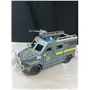 Image 6 : 3 Large Tonka Plastic Vehicles Police Cap Has Working Flashing Lights, Approx 17" Long
