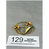 Image 1 : Vintage Gold Brooch Unmarked