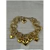 Image 2 : Vintage Gold w/ Charms Link Bracelet