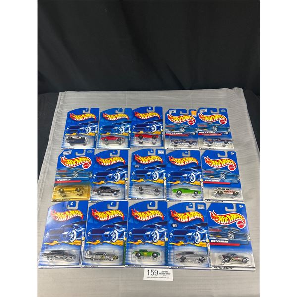 Lot of 15 Hotwheels in Cases