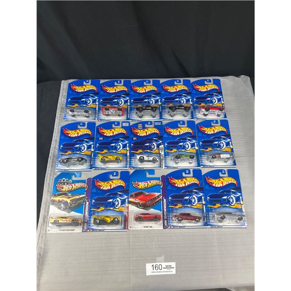Lot of 15 Hotwheels in Cases