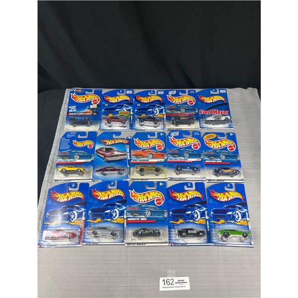 Lot of 15 Hotwheels in Cases
