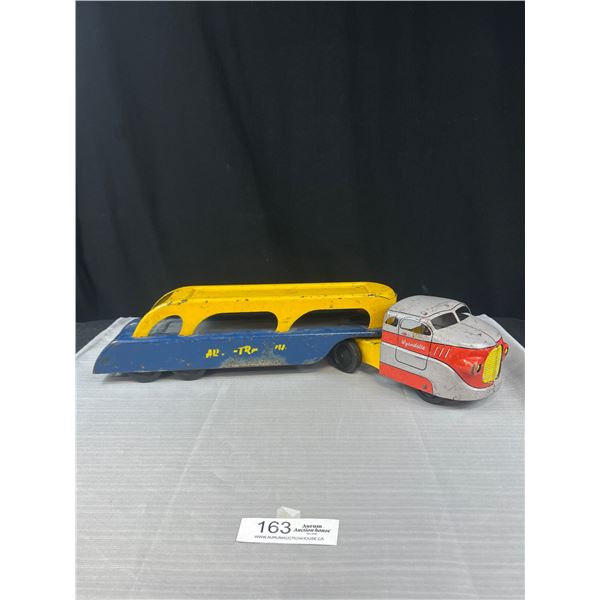 Vintage Wyandott Pressed Steel Truck and Trailer