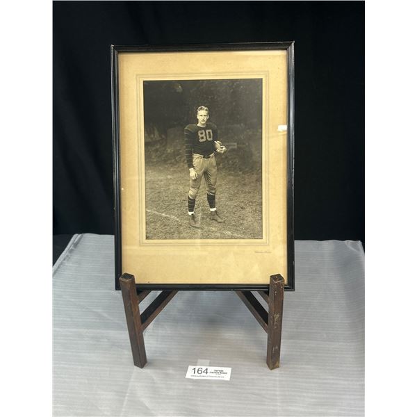 Nice Early Photo of Princeton University Football Player, Name on Back