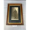 Image 1 : Nicely Framed Turn of The Century, Photo of Gentleman in Long Coat and Hat