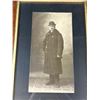 Image 3 : Nicely Framed Turn of The Century, Photo of Gentleman in Long Coat and Hat