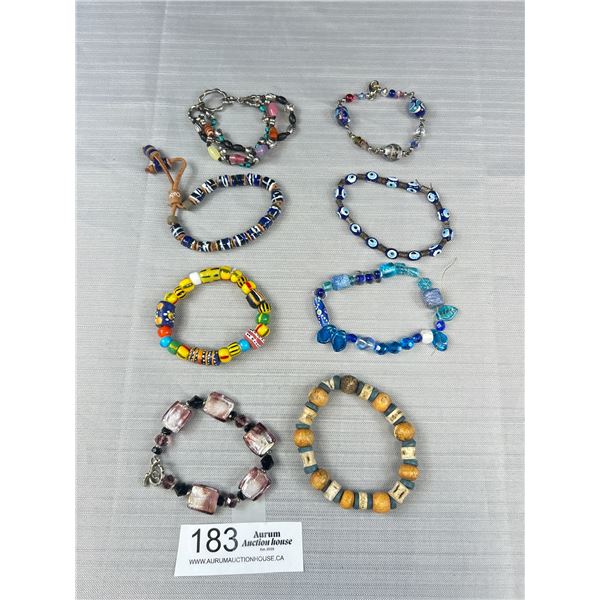 8 Various Beads Bracelets