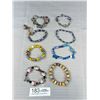 Image 1 : 8 Various Beads Bracelets