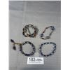 Image 4 : 8 Various Beads Bracelets
