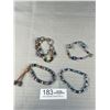 Image 5 : 8 Various Beads Bracelets