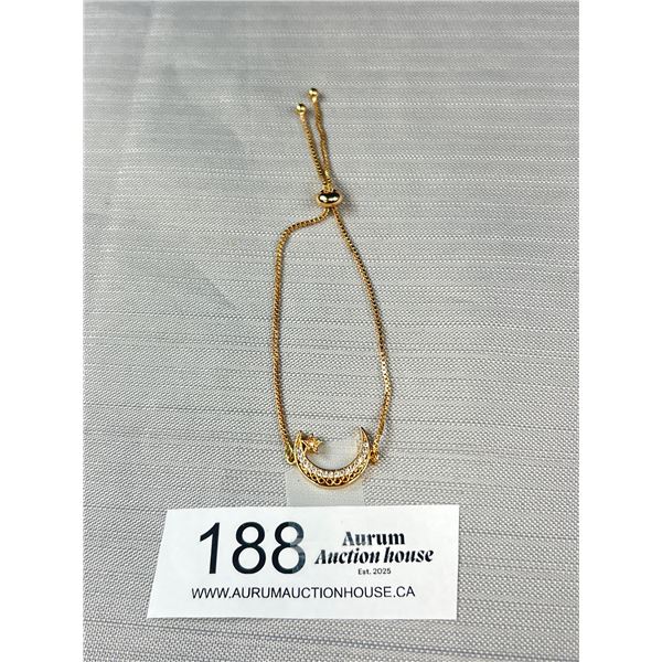 Lovely Gold w/ Tiny Stones Bracelet