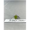 Image 1 : Vintage Silver w/ Green Stones Ring