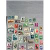 Image 5 : Sheet and Bag of Vintage Canadian Stamps