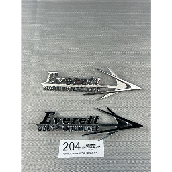 Pair of 1950s New Old Stock Cazeblems Everett Motors North Vancouver
