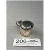 Image 1 : Birmingham Hallmarked Early 1900s Mustard Pot in Sterling Silver