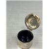Image 5 : Birmingham Hallmarked Early 1900s Mustard Pot in Sterling Silver