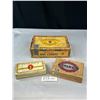 Image 1 : 2 Vintage Cigar Boxes + Turret Cigarette Tin